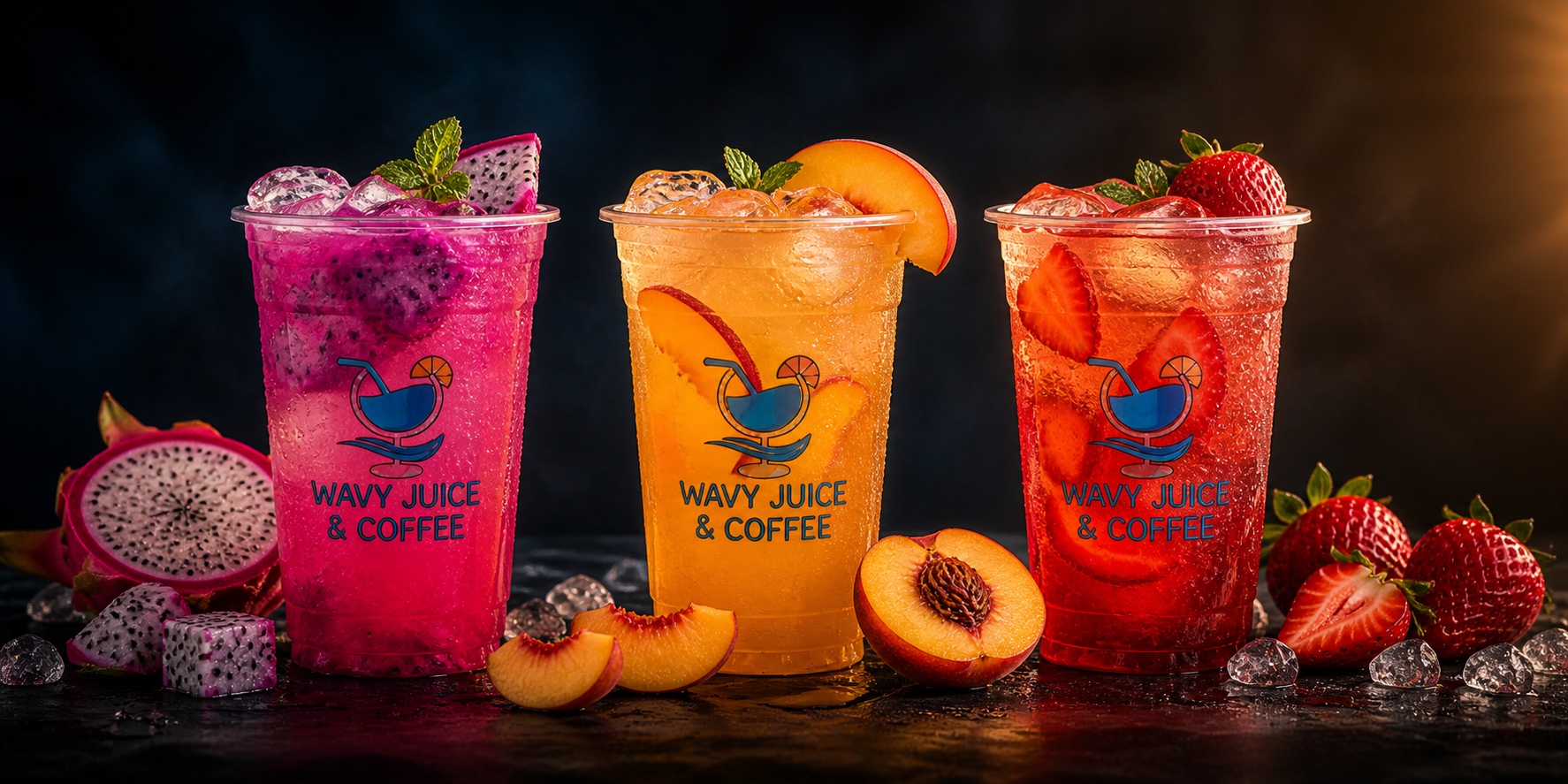 Refreshers at Wavy Juice & Coffee